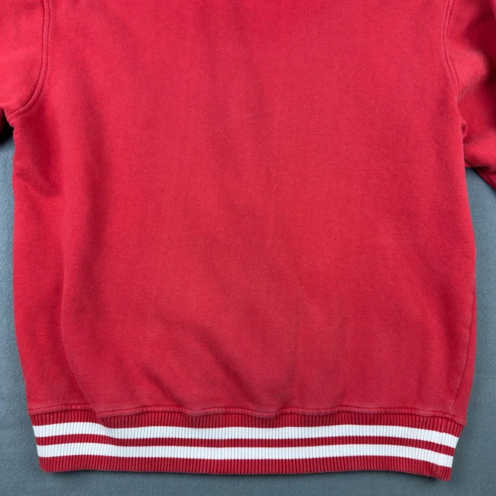 Southpole Classic Red Full Zip Hoodie Mens Large Y2K Streetwear Graphic Logo